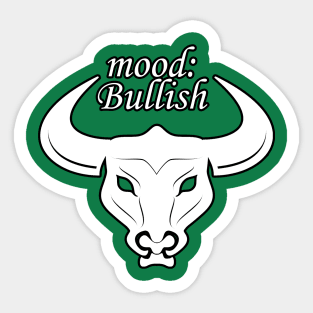 mood bullish Sticker